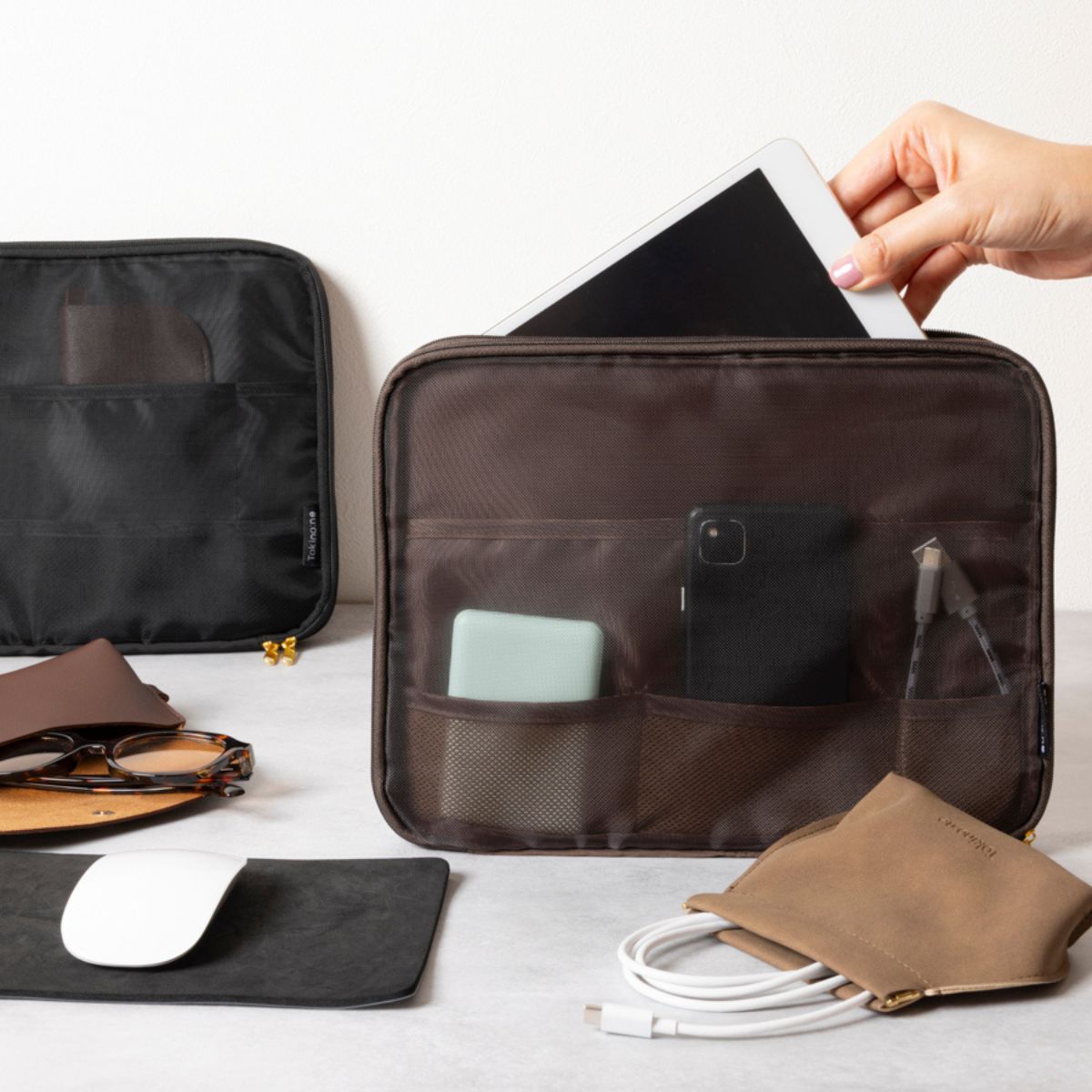 Tokinone PB.タブレットケース メッシュ 11インチ BK 003835