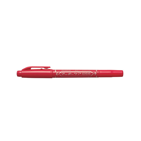 油性ペン 油性マーカー ZEBRA ゼブラ マッキーケア 超極細 レッド 赤 P-YYTH3-R 0.3~0.7mm　012529