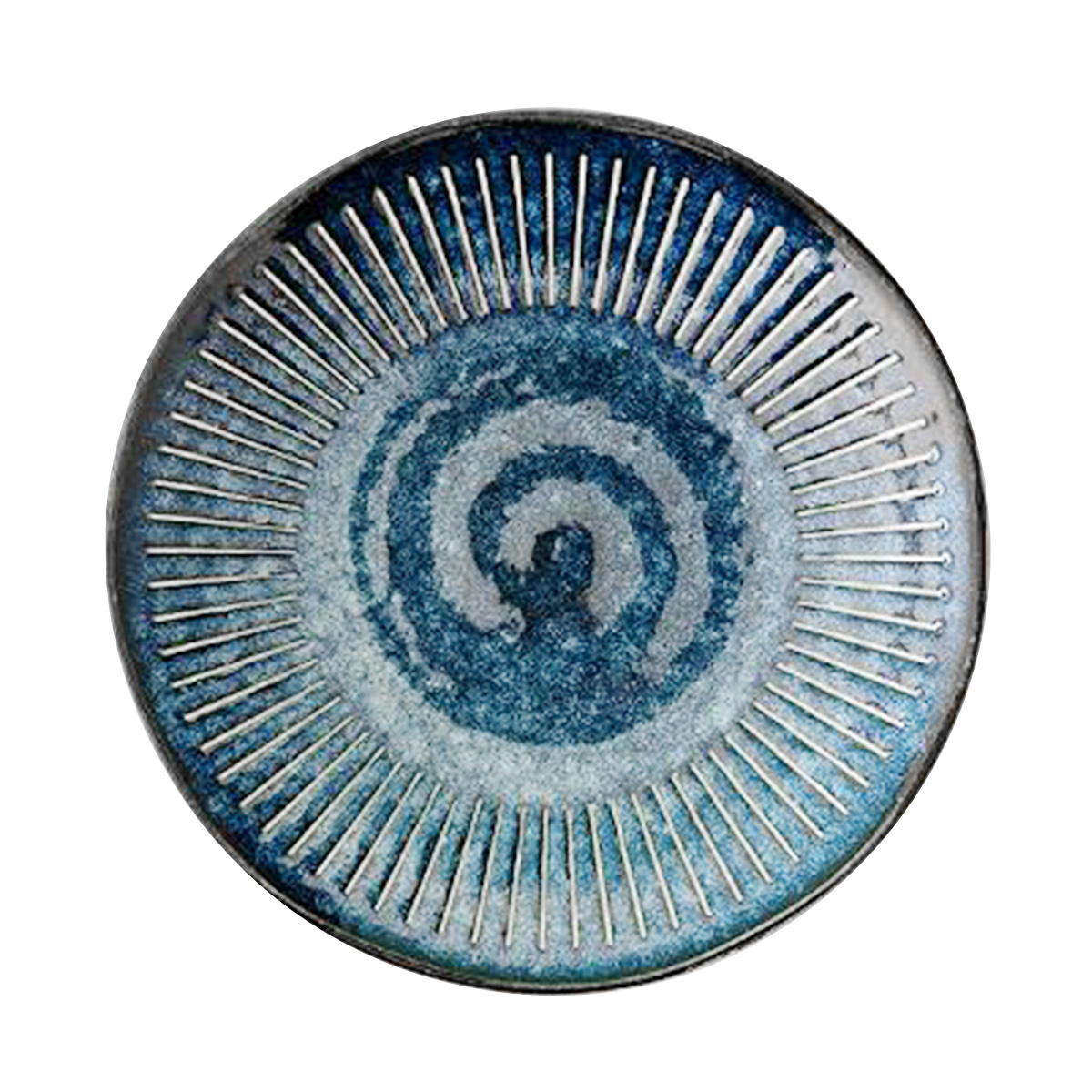 Tokinone PB.色撥水十草和軽窯変紺 5.0皿 021211