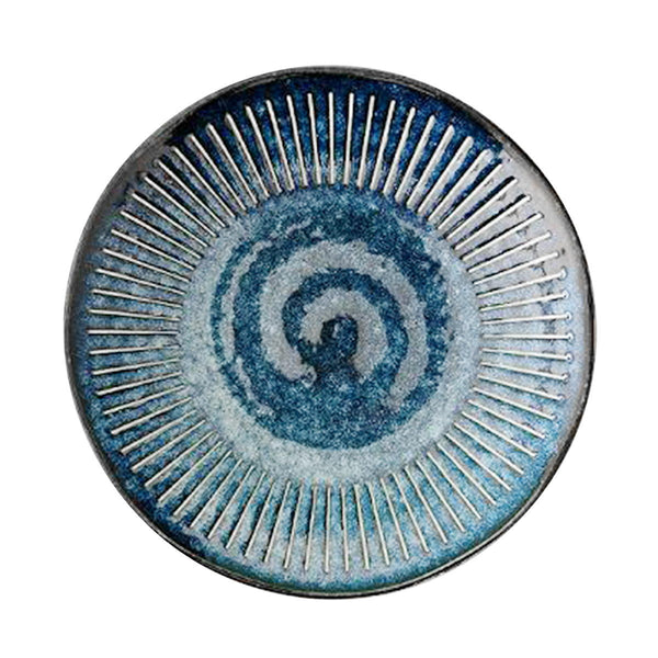 Tokinone PB.色撥水十草和軽窯変紺 5.0皿 021211