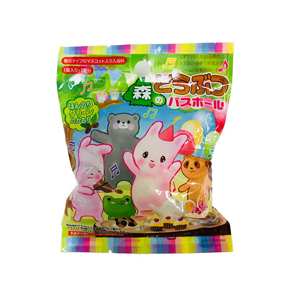 入浴剤 入浴料 バスボム バスボール 森のどうぶつ グリーンの香り 024418