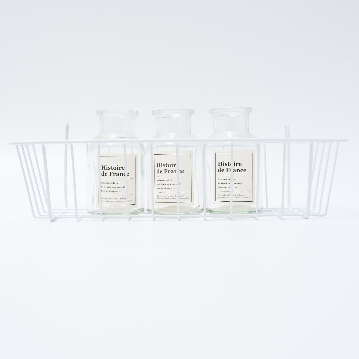 ワイヤーラック ワイヤーカゴ Bタイプ ホワイト ワイヤーバスケット 027403