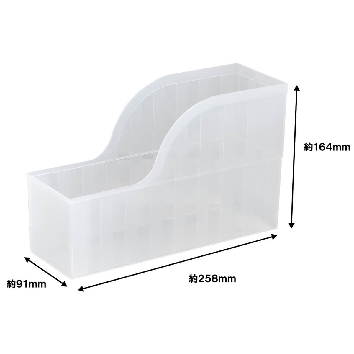 ファイルスタンド バインダー収納  A4 バインダースタンド クリア 書類整理 卓上収納　028004