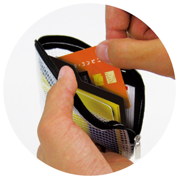 カードケース カード入れ まとめて収納カードケース 約8×11×マチ1.5cm　28046