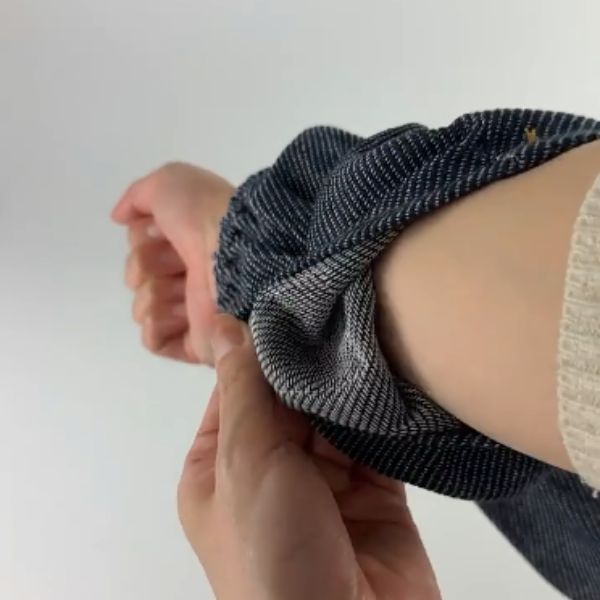 【在庫限り】Tokinone PB.キッチン袖カバー デニム風 032307