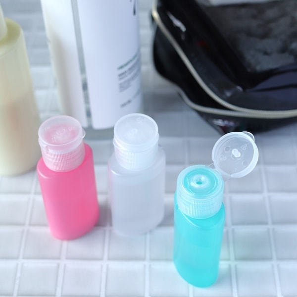 トラベルボトル 詰め替え容器 やわらかワンタッチボトル 3P 035168