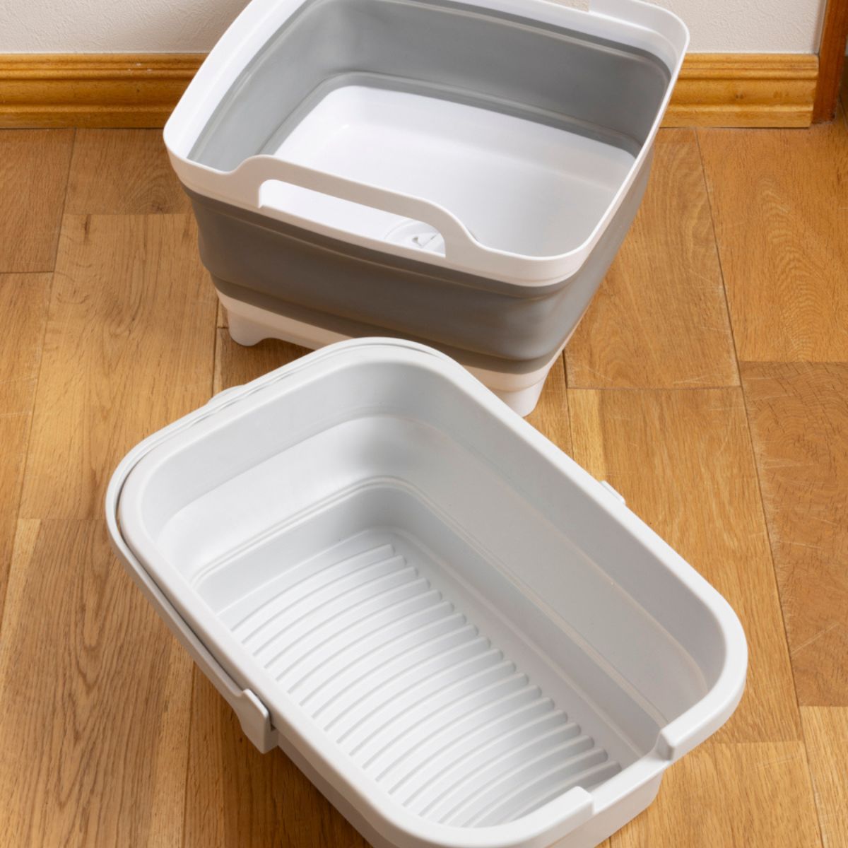 【在庫限り】Tokinone PB.洗濯板付き折りたたみバケツ 040515