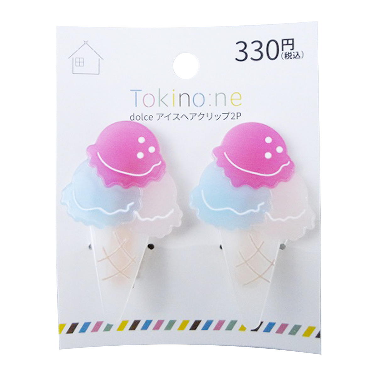 【在庫限り】Tokinone PB.アイスヘアクリップA2P 041255