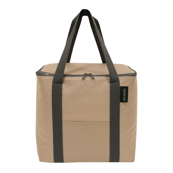 おざぽん出品 在庫限り】Tokinone PB.保冷バッグボックスタイプ ベージュ 約H33×D33