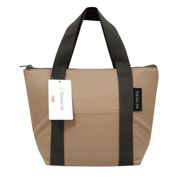 とわ 出品 Tokinone PB.ランチ保冷バッグ ベージュ 約H22×D32×D11cm 041642
