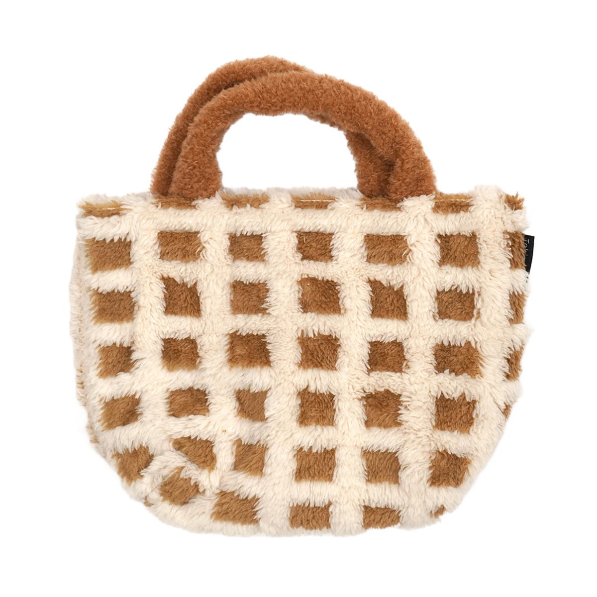 Tokinone PB.もこもこトートバッグ チェック柄 BR 041709