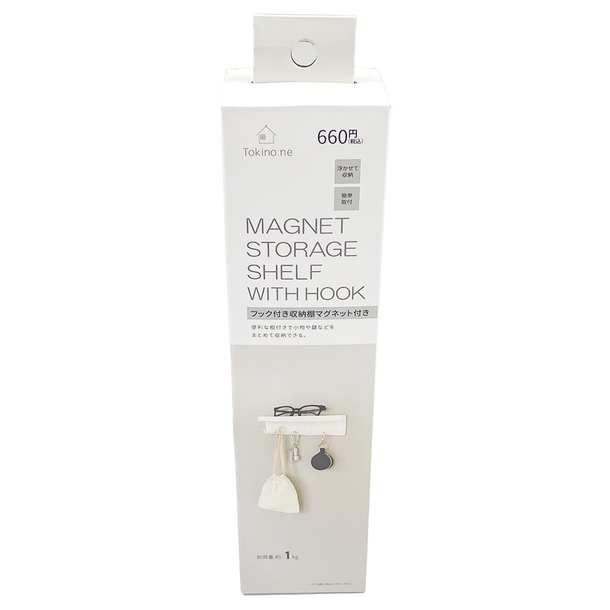 Tokinone PB.フック付き収納棚マグネット付き 041803