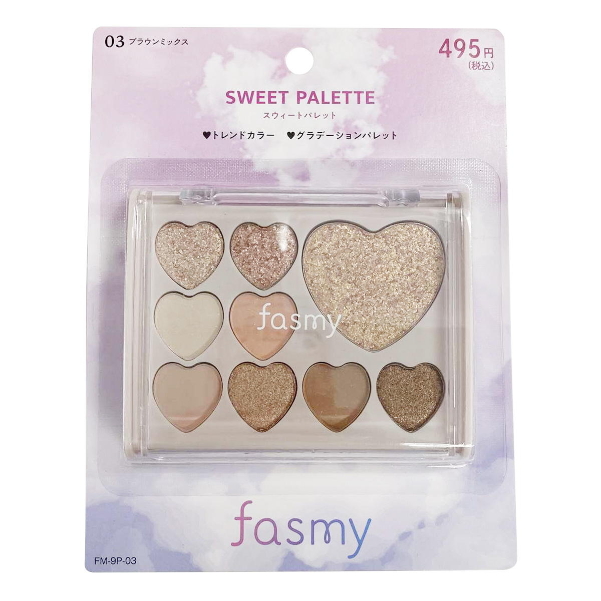 アイシャドウ PB.fasmyスウィートパレット 03 ブラウンミックス 045274