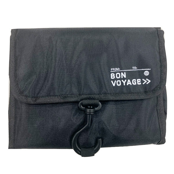 トラベルパッキングバッグ 旅行用収納バッグ フック付 PB. ハンギングポーチ 旅行 出張 W22×D3×H48cm　45558