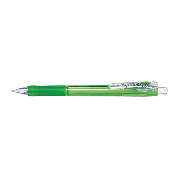 シャーペン シャープペンシル ZEBRA ゼブラタプリクリップシャープ0.5 軸緑　045703