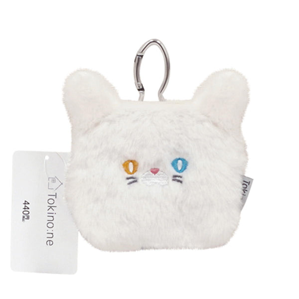 Tokinone PB.ねこポーチ カラビナ付 WH 045891
