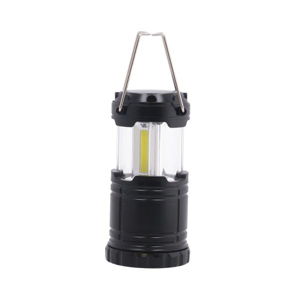 ランタン led LED  おしゃれ COBランタン 災害用 電池式 スライド式LEDランタン ブラック 7×7×10cm　045921