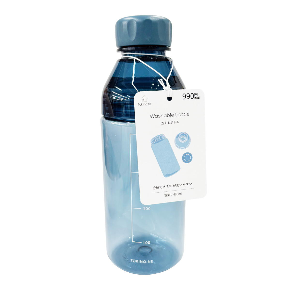 Tokinone PB.洗えるボトル ブルー 046113