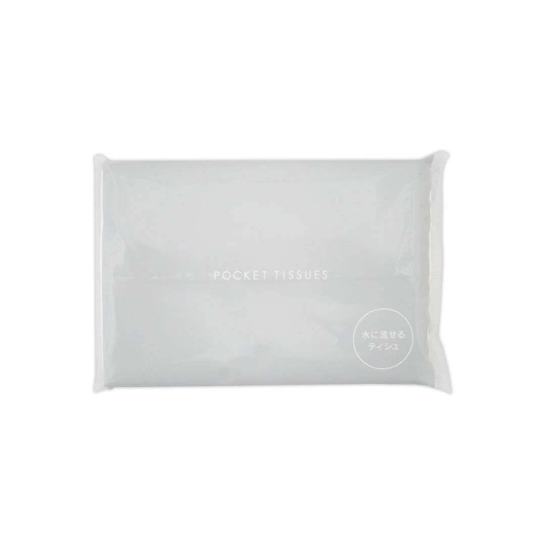PB.水に流せるポケットティッシュ 12個入 046552