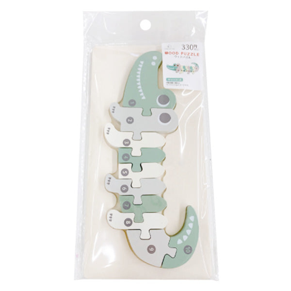 【在庫限り】Tokinone PB. WOODパズル CROCODILE　046608