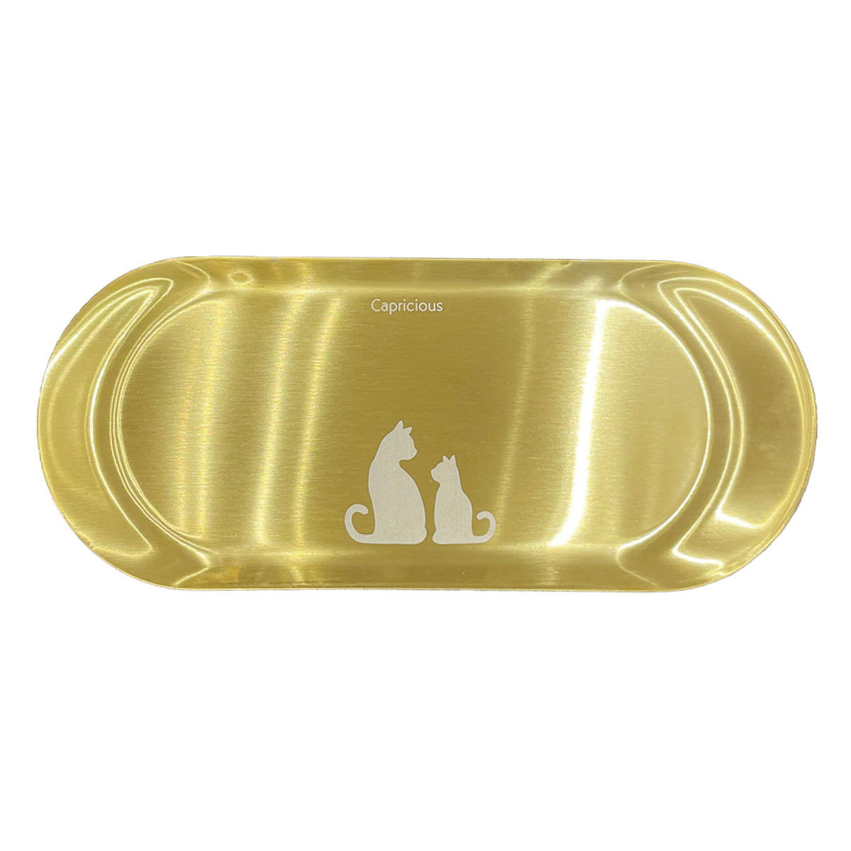 Tokinone PB.ゴールドトレイ オーバル ネコ M 046978