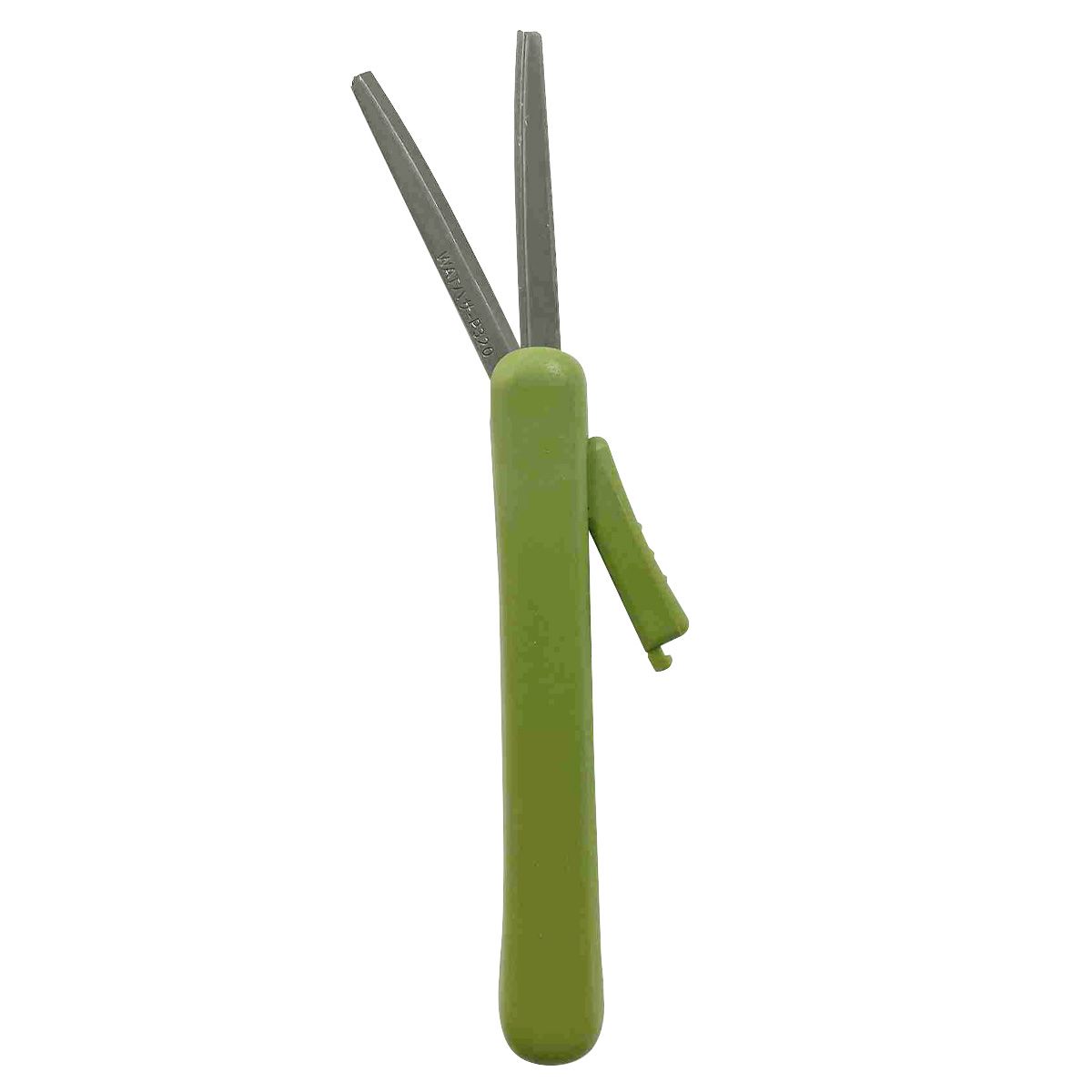 携帯ハサミ はさみ KOKUYO サクサポシェ カーキ 049252