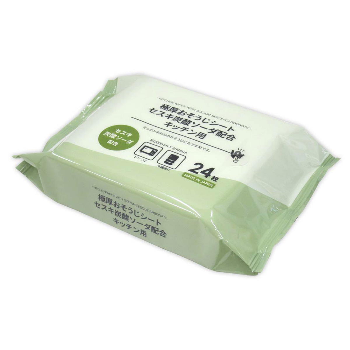 【クーポンでオトク！箱売】PB.極厚お掃除シート セスキ炭酸ソーダ配合 24枚　100個（20個×5箱）　049357　000057