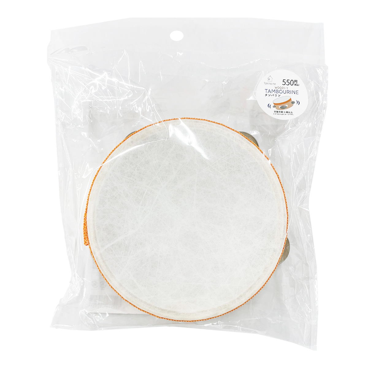 【在庫限り】Tokinone PB.WOODトイ タンバリン 049452