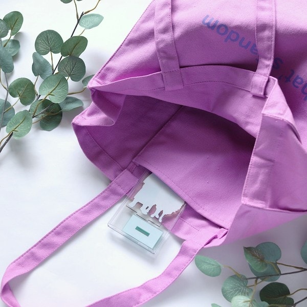 トートバッグ PB.推し色トート パープル 約H40×W38×D12cm 紫 049786