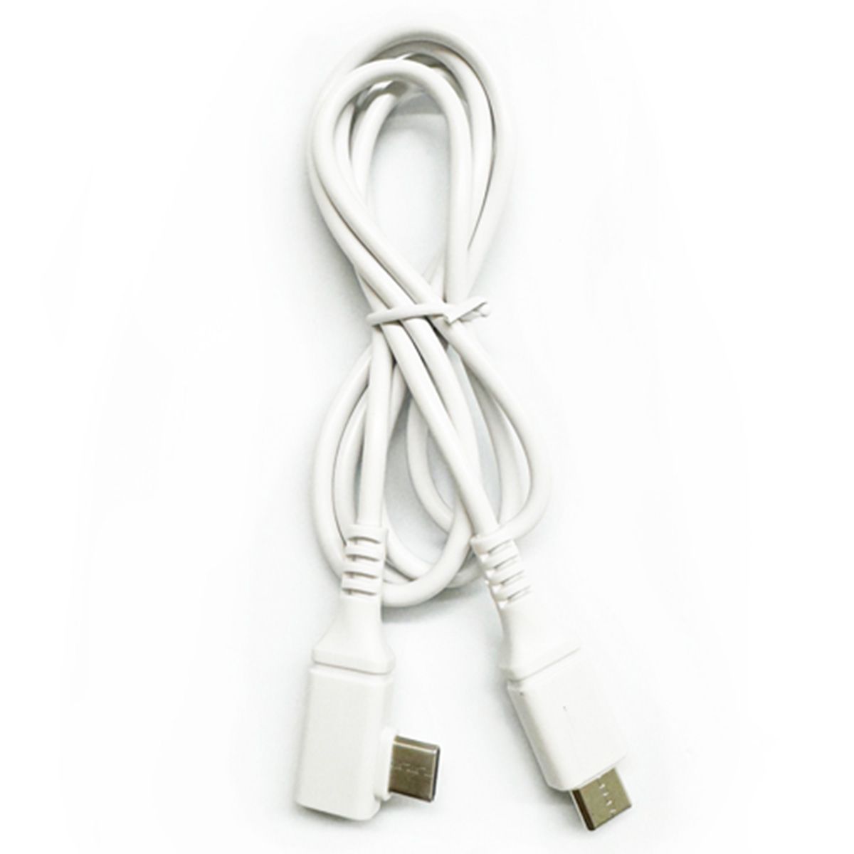 タイプC Type-C PB.C to C L型 超速充電・転送ケーブル1m ホワイト 051038