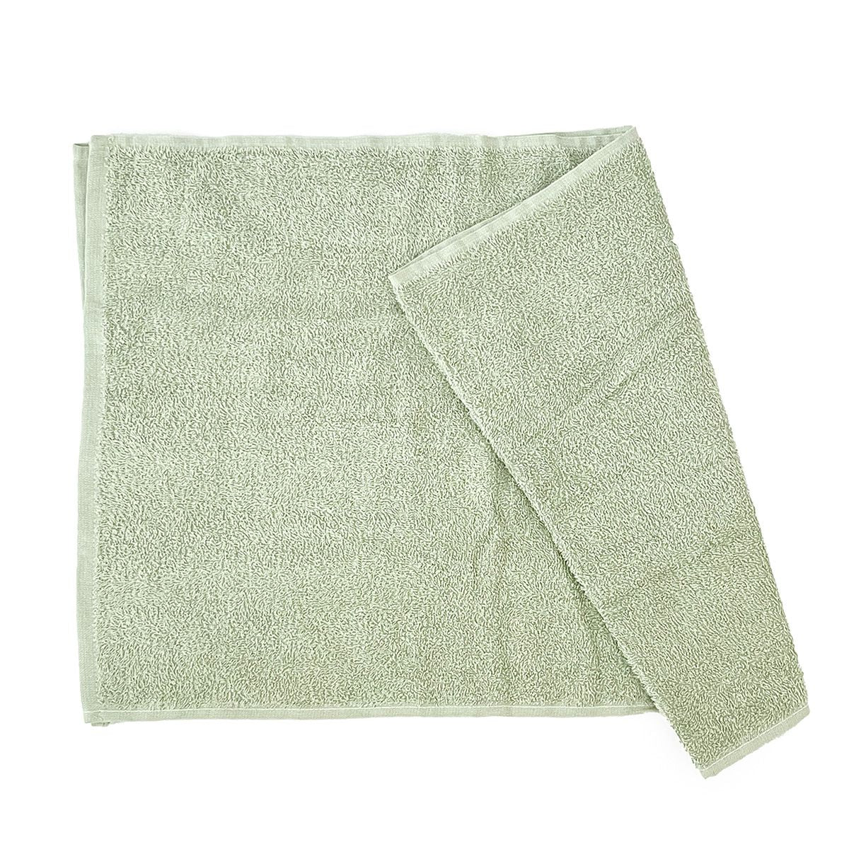 PB.バスタオル 綿100% ミントグリーン 約40x120cm 054541