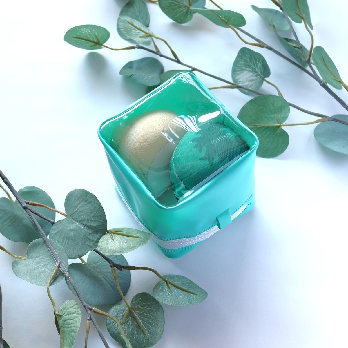 ぬいポーチ ぬいケース PB.繋げるぬい収納ポーチ キューブ （グリーン