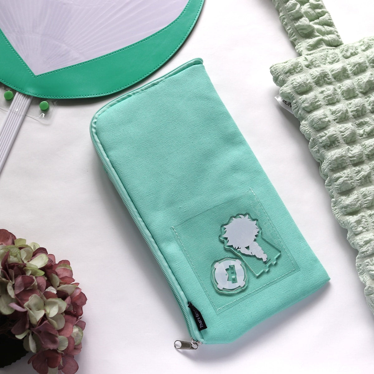 <最終お値下げ> 推しと一緒につけるラバー #推す クリア パープル アニメ・推し活・コラボグッズの通販なら | Cyber Goods Store