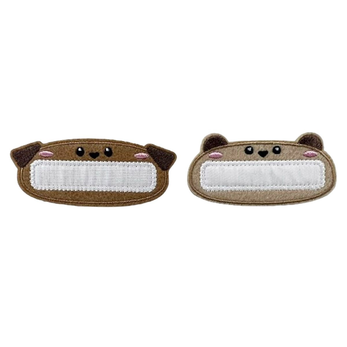 OUTLET】PB.藤本美貴コラボ ネームワッペン刺繍 アニマル 入園