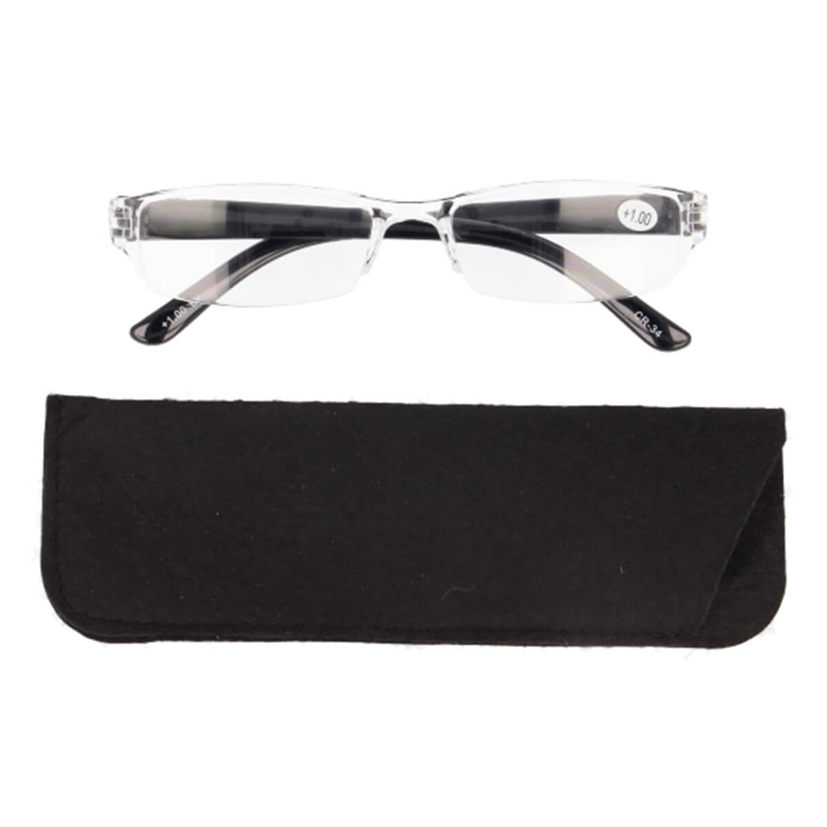 ファッション老眼鏡ケース付 1.0度　056360