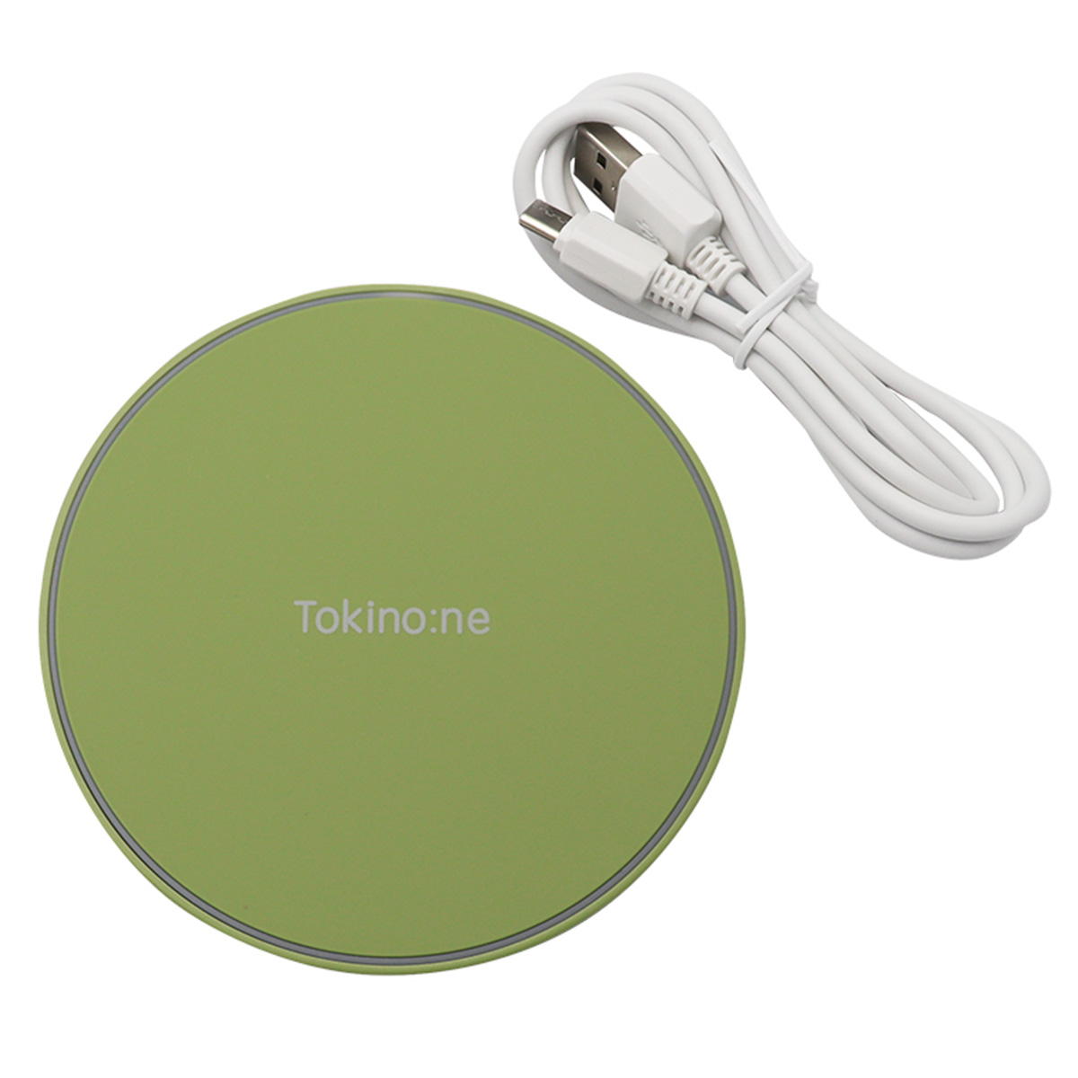 Tokinone PB.Qi認証 10W ワイヤレス充電器 カーキ 057201