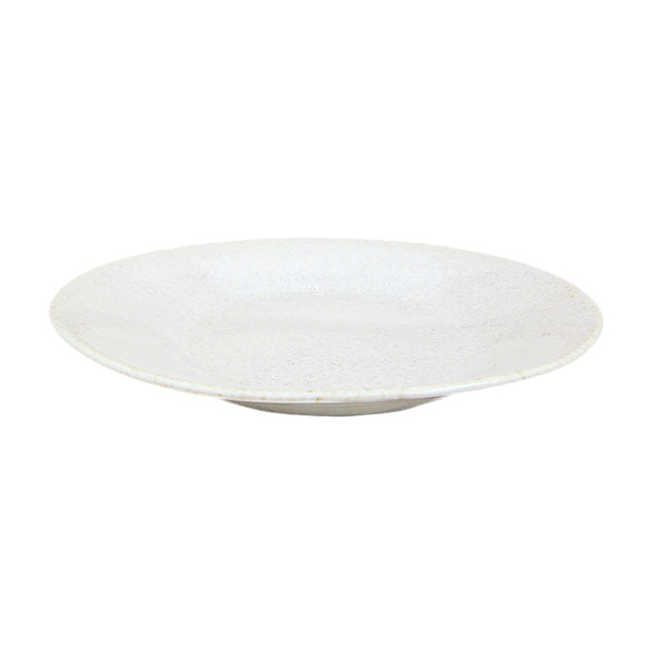 【OUTLET】皿 中皿 さら プレート ディッシュ PB.反り型中皿 白 うのふ 卯の斑 23.8×23.8×3.2cm　057248
