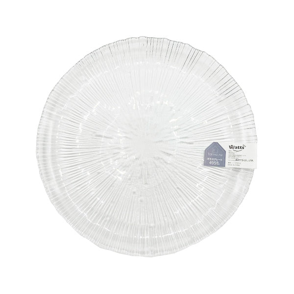 皿 中皿 ガラス製 Tokinone PB.ガラスプレート 21cm ディッシュ デザートプレート　057404
