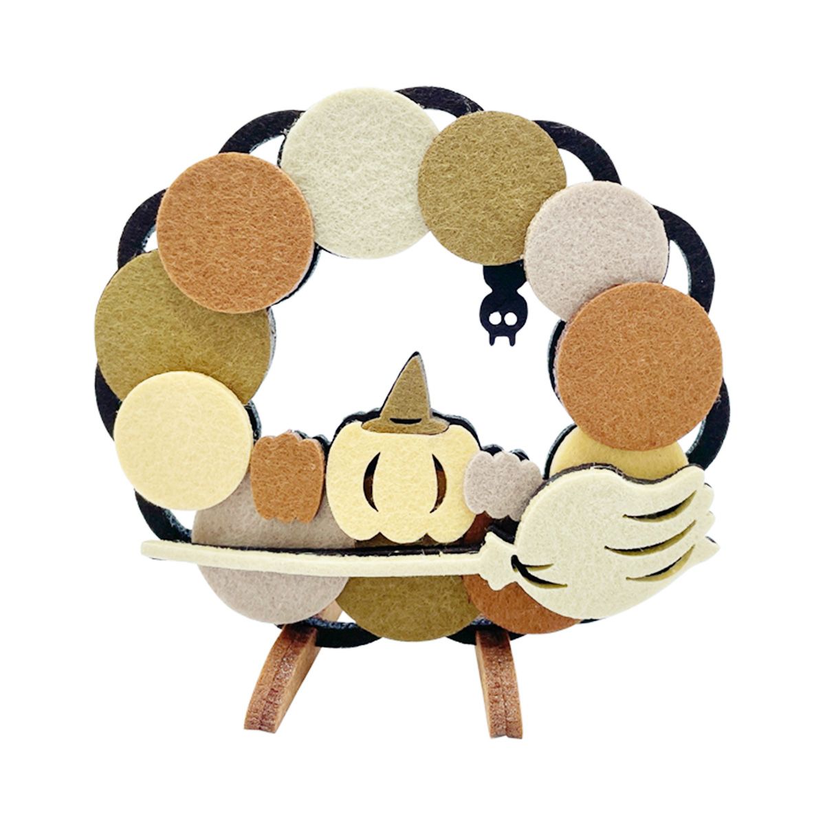 OUTLET】ハロウィーンオブジェ フェルト製リース Tokinone PB.フェルト