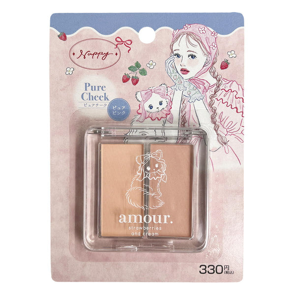 PB.NAPPYコラボ amour パウダーチーク ピュアピンク 058158