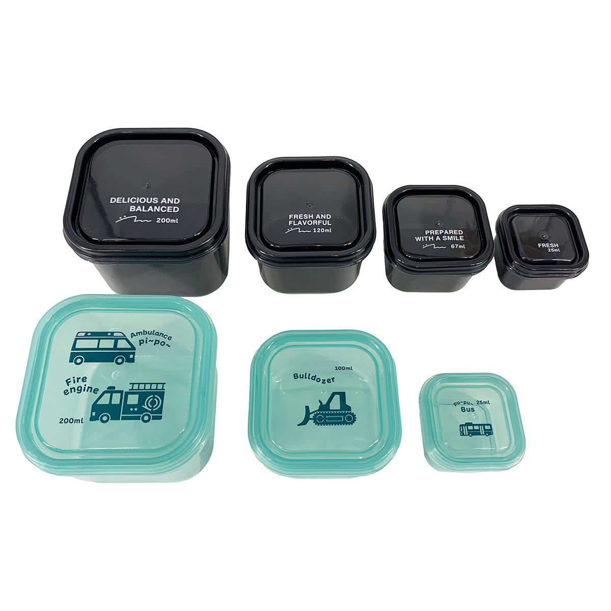 OUTLET】PB.藤本美貴コラボ フードコンテナ 7PセットB 058465