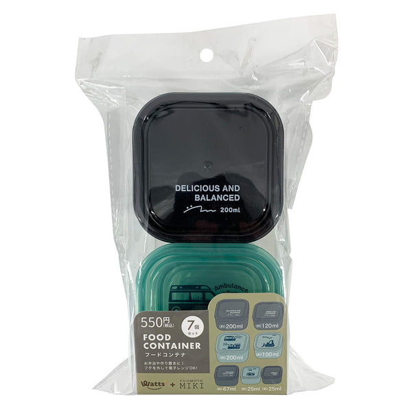 OUTLET】PB.藤本美貴コラボ フードコンテナ 7PセットB 058465