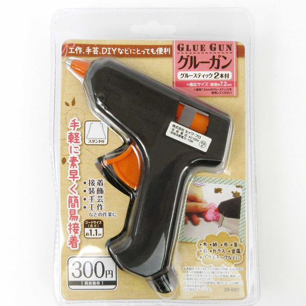 グルーガン用接着剤 グルーガン 接着剤 のり 糊 簡易接着グルーガン スティック2本付 059698