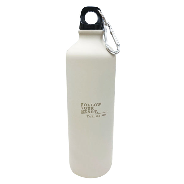 【在庫限り】水筒 ドリンクボトル おしゃれ カラビナ付 Tokinone PB.アルミボトル L 750ml ベージュ　059857
