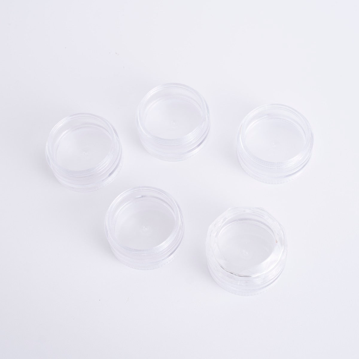 クリームケース 連結ダイヤカットケース 5P M クリア　065165