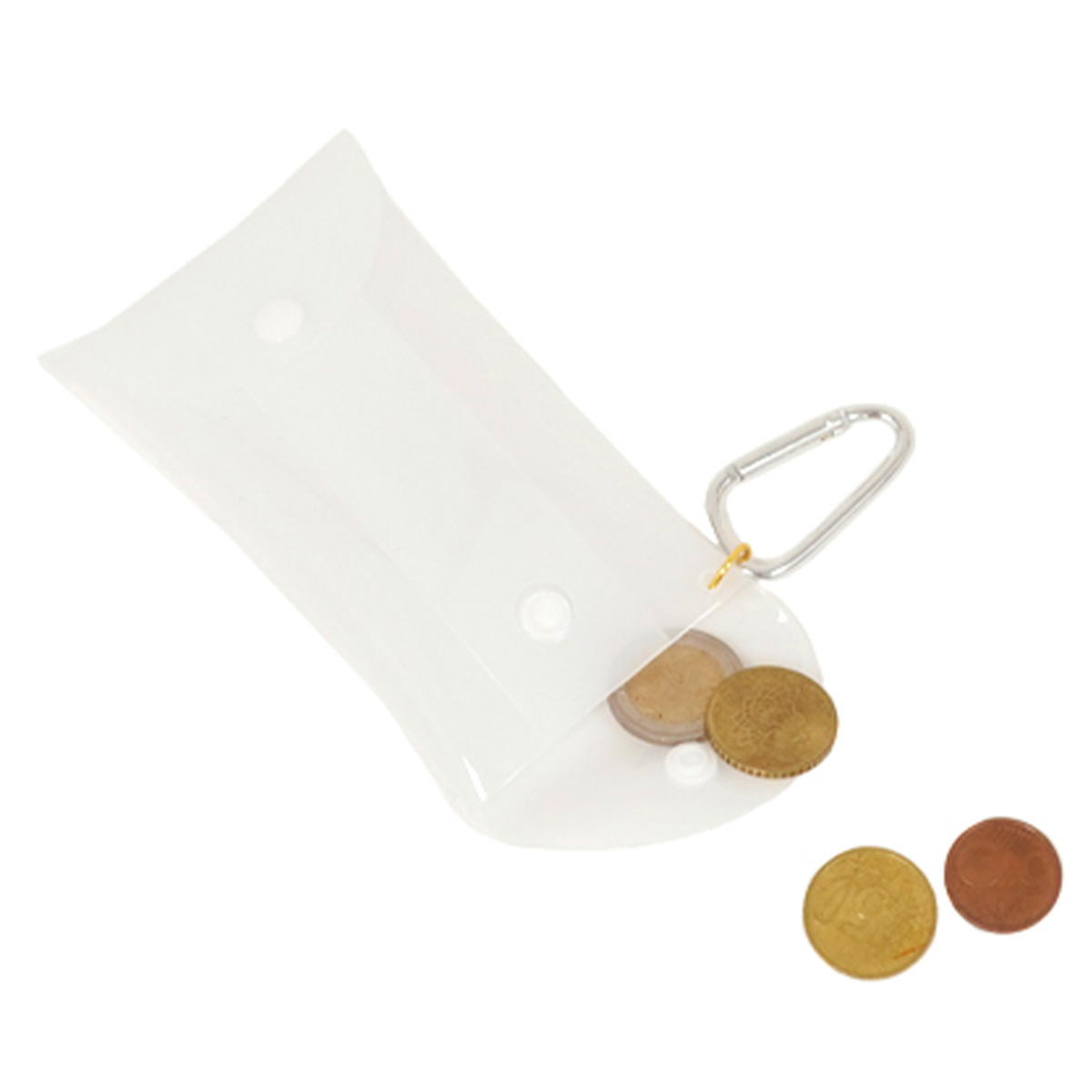 【OUTLET】Tokinone PB.フラップポーチ カラビナ付 ホワイト 065805