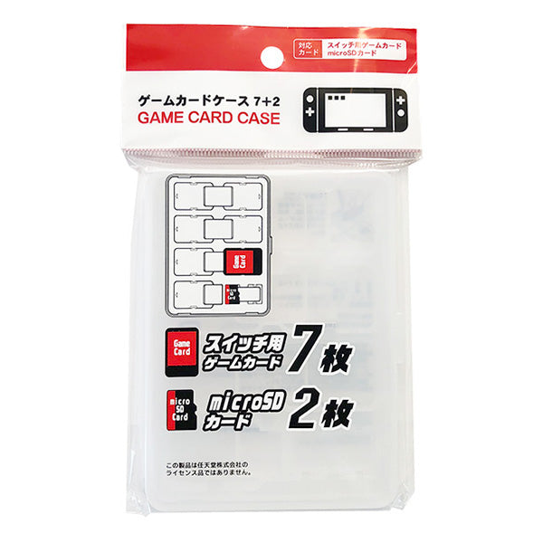 任天堂スイッチゲームカード  microSDカード ケース7+2　067466