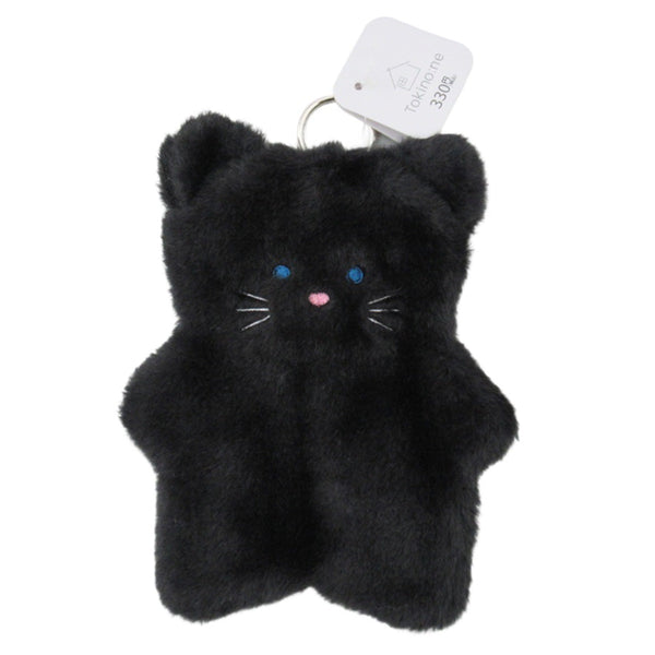 (未使用)激レア‼️necorin ねこりん しっとり ぬいぐるみ首下げポーチ Tokinone PB.ポーチ くろねこ 069763