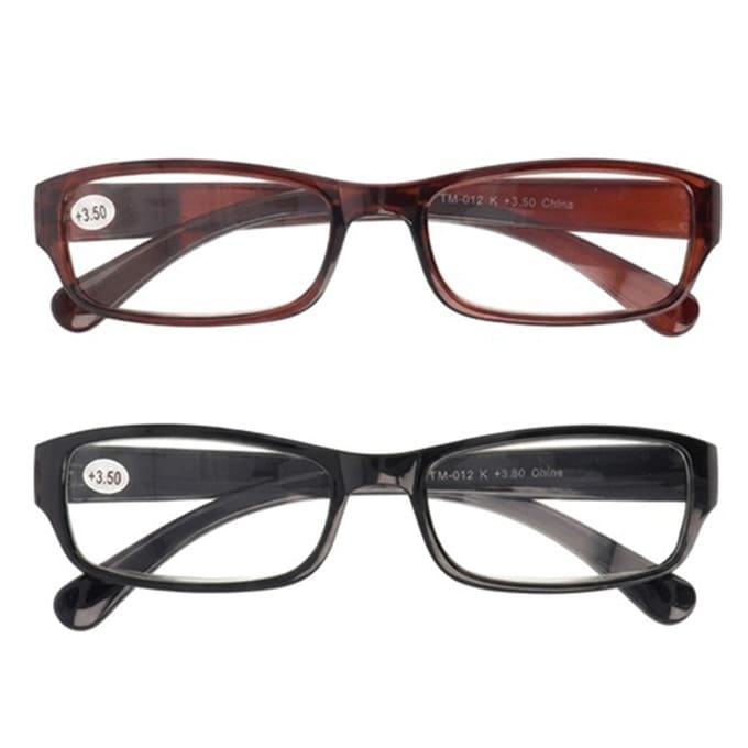 老眼鏡 3.5度  プラスチックフレーム　073569