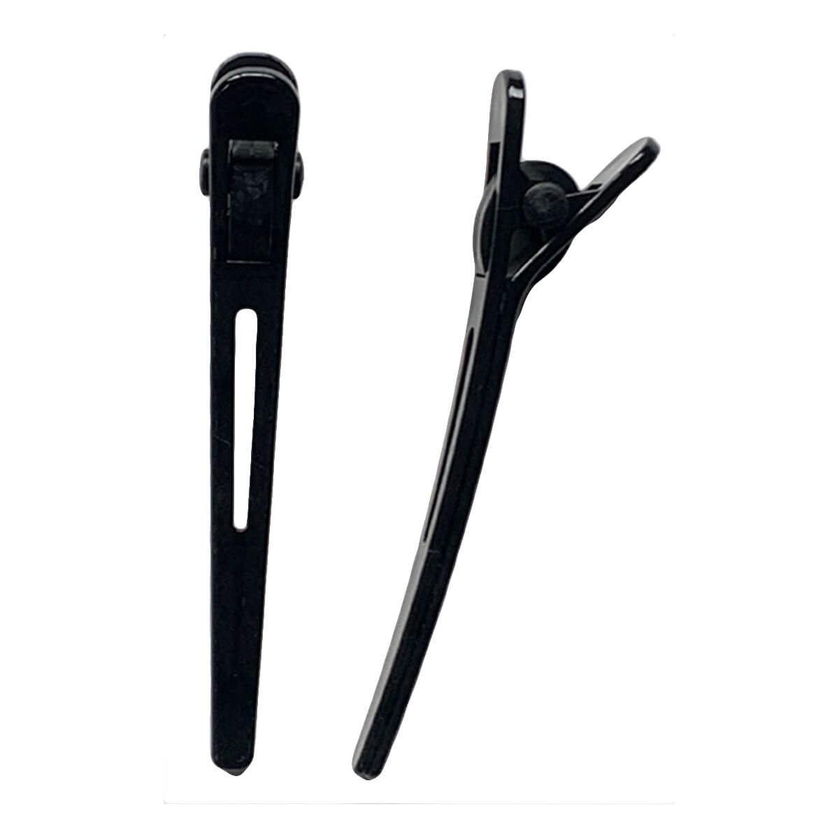さびないヘアークリップ 2P ブラック　074107